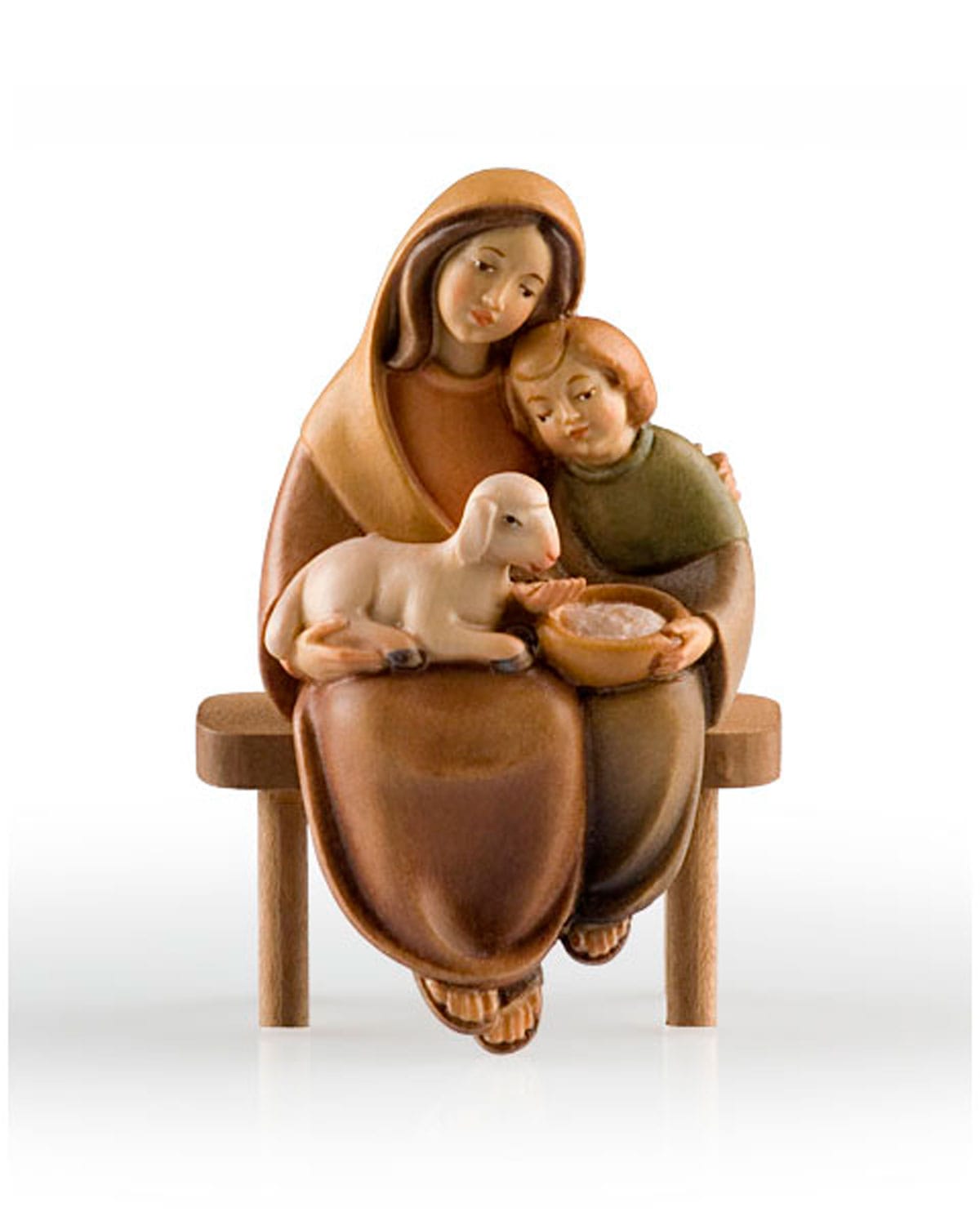 Madre con niño y cordero (Nacimiento Gloria)