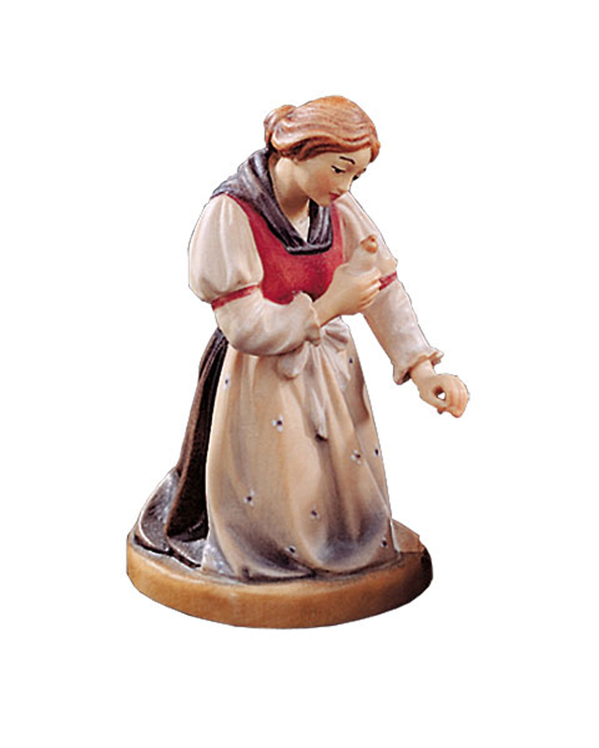 Mary with feeding-bottle (Folkloristic Nativity)