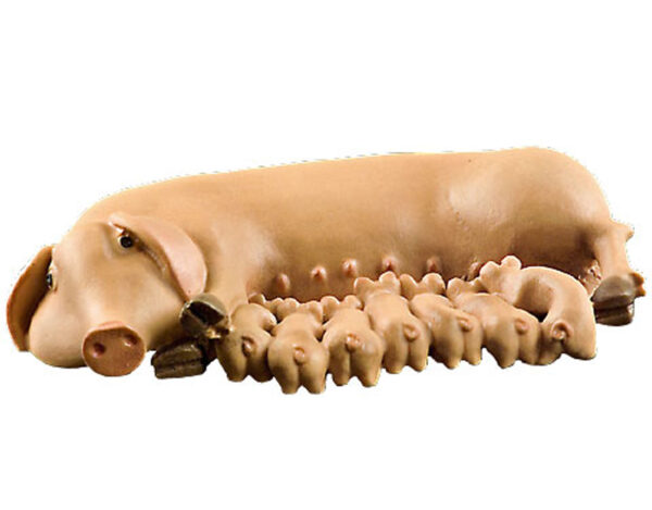 Pig with piglets (Kastlunger Nativity)