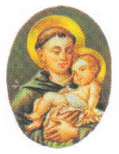 Saint Anthony of Padova medal