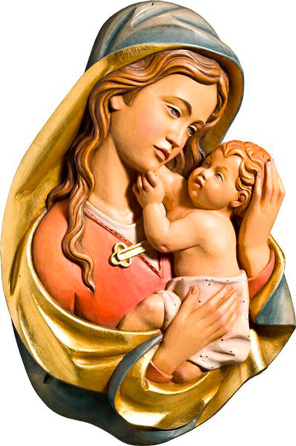 Relieve Virgen con niño-85388