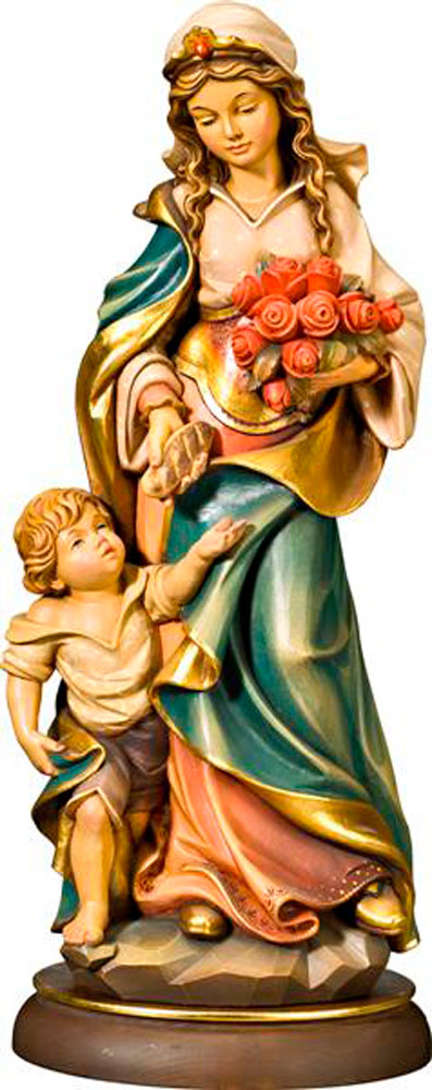 Santa Isabel con niño