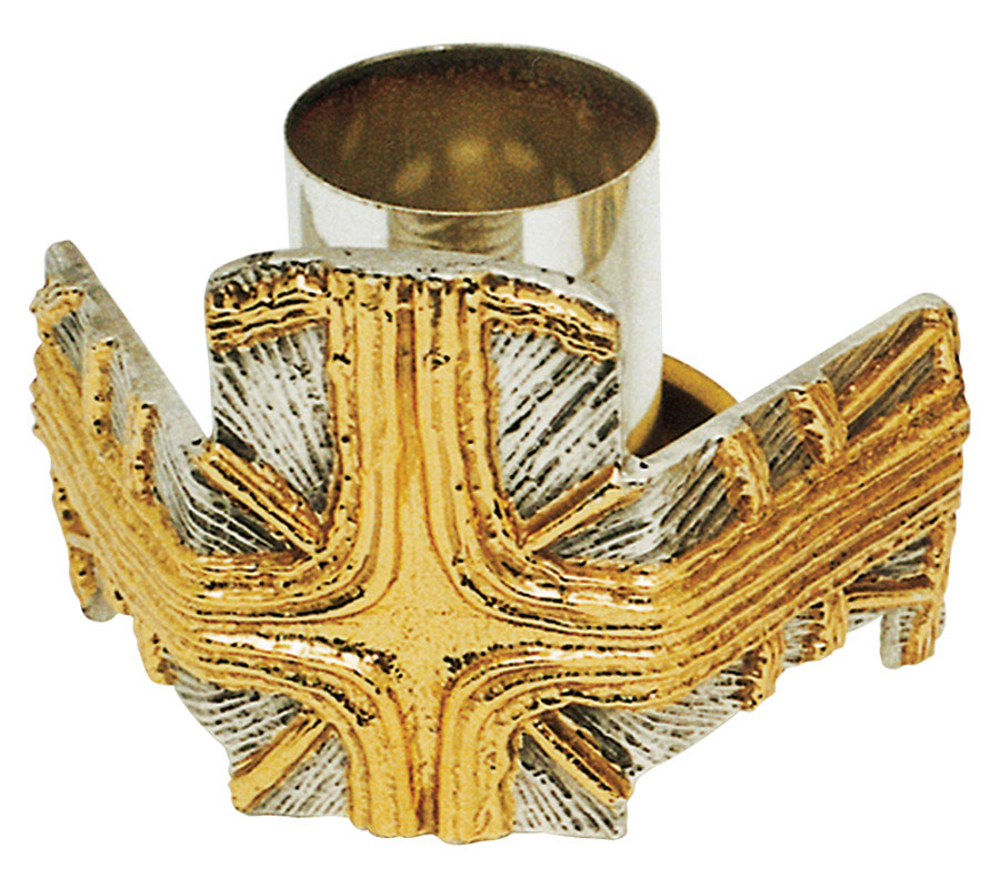 Liturgical candlestick Cross