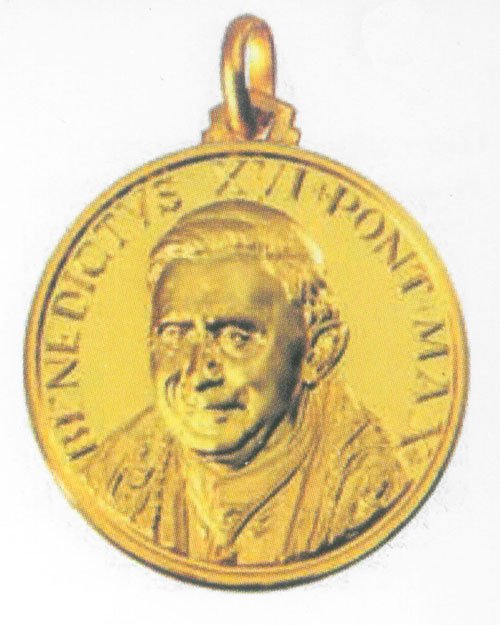 Medalla del Papa Benedicto XVI