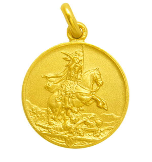 Santiago Pilgrim horse (Saint James) medal