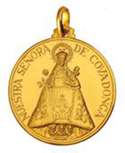 Medalla de la Virgen de Covadonga