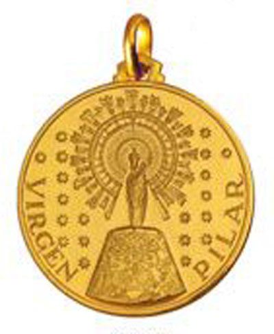 Medalla de la Virgen del Pilar