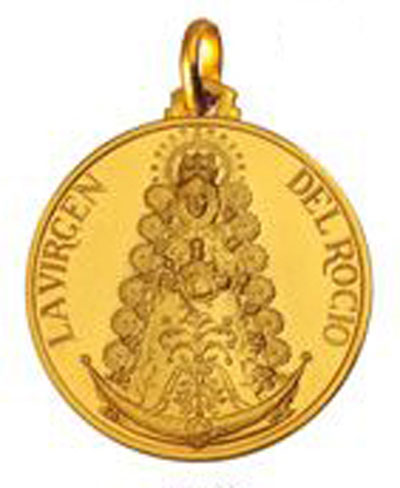 Medalla de la Virgen del Rocio