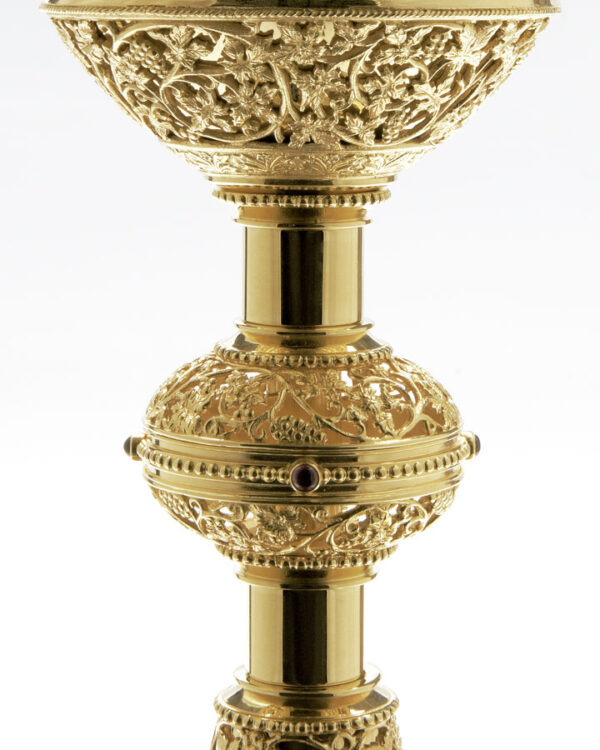 Chalice  Paten Evangelists and grapes.