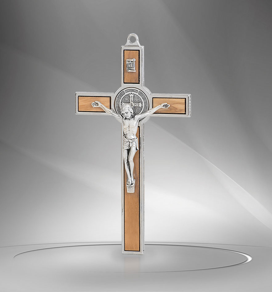 Saint Benedict cross. Wood and metal