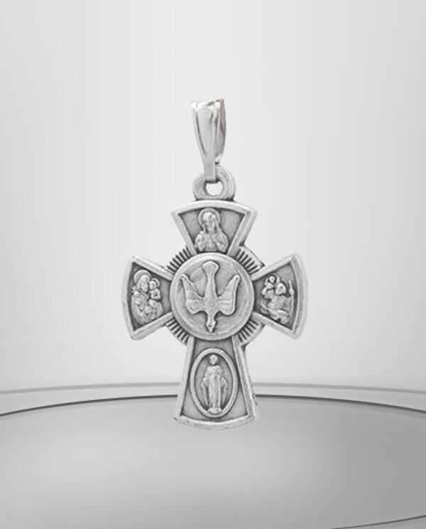 Confirmation cross in metal