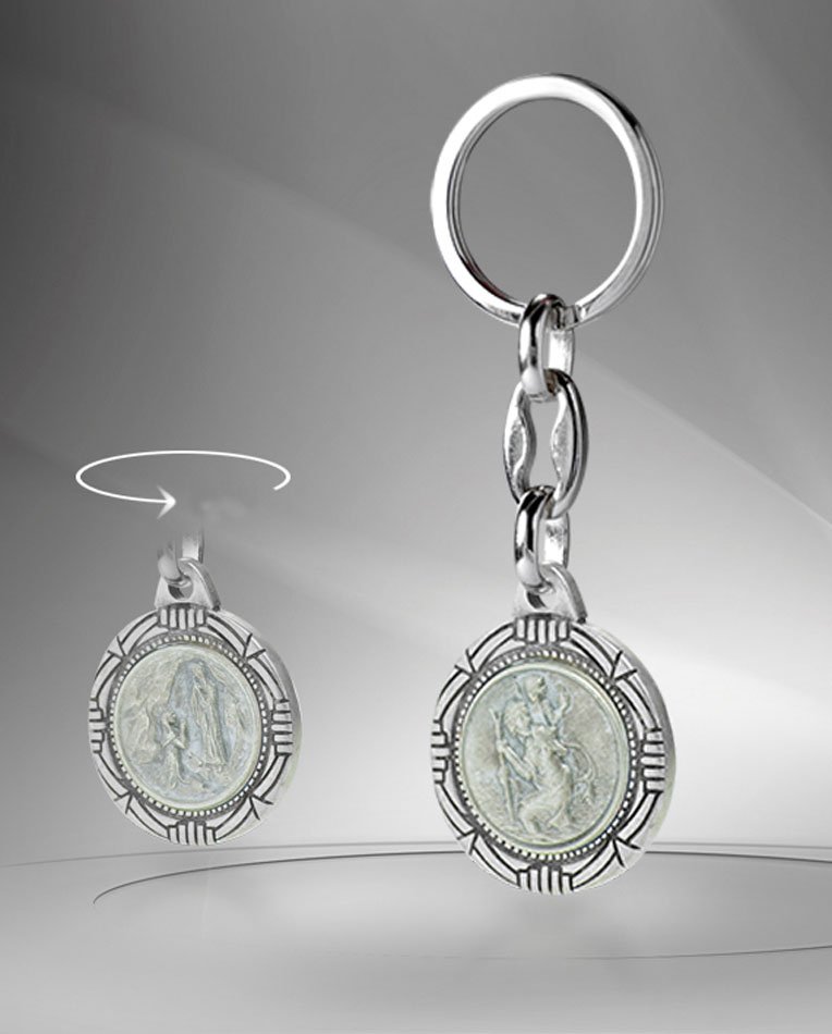 Saint Christopher keychain