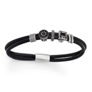 Pulsera con Estrella. Bronce y acero. AMEN