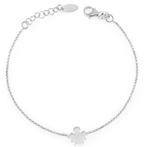 Pulsera Angel. Plata de ley. Varios acabados. AMEN-0