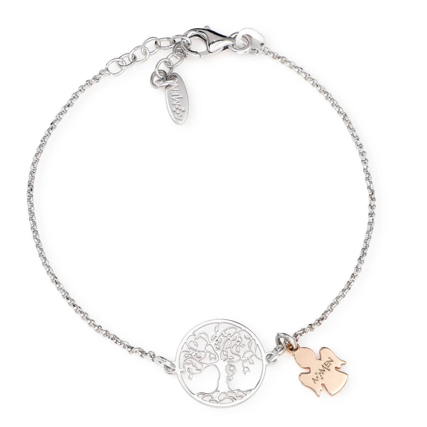 Tree of Life Bracelet. Sterling Silver. AMEN