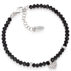 Heart bracelet (Woman). Sterling silver 925. Various finishes. AMEN
