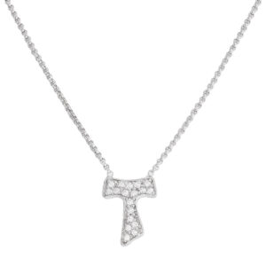'Tau Cross' choker. Sterling silver 925. AMEN Sterling silver 925. AMEN