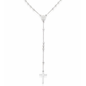 Saint Benedict rosary. Sterling silver 925. Man. AMEN