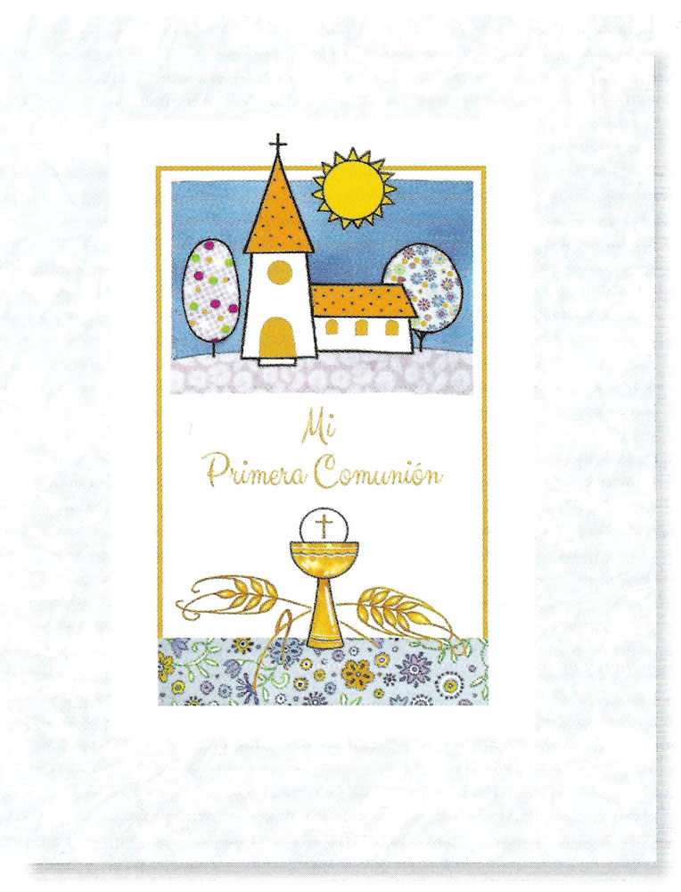 Libro de Comunión en imitacion nacar. Con o sin musica.