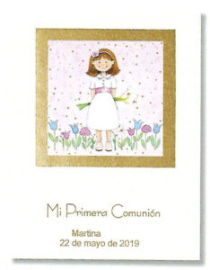 First Communion book for girl