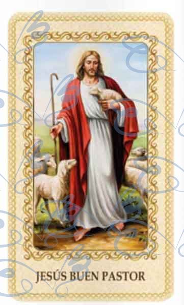 Good Shepherd card laminated