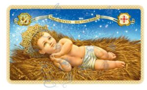 Estampa del Niño Jesus plastificada