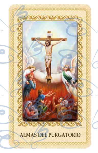 Souls of Purgatory card laminated