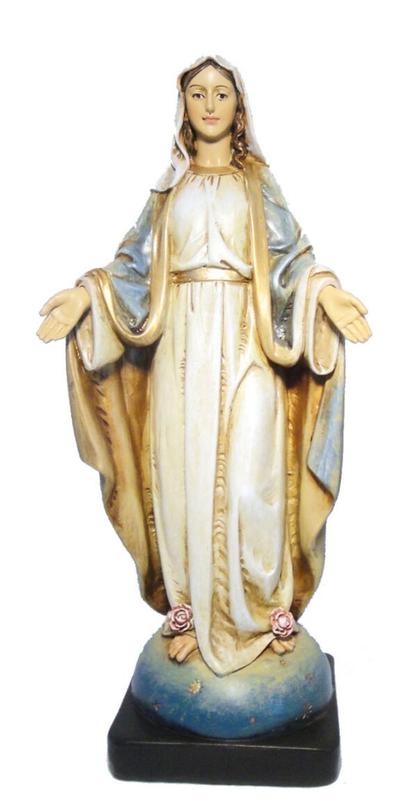 Virgen Milagrosa. Fibra de vidrio-0