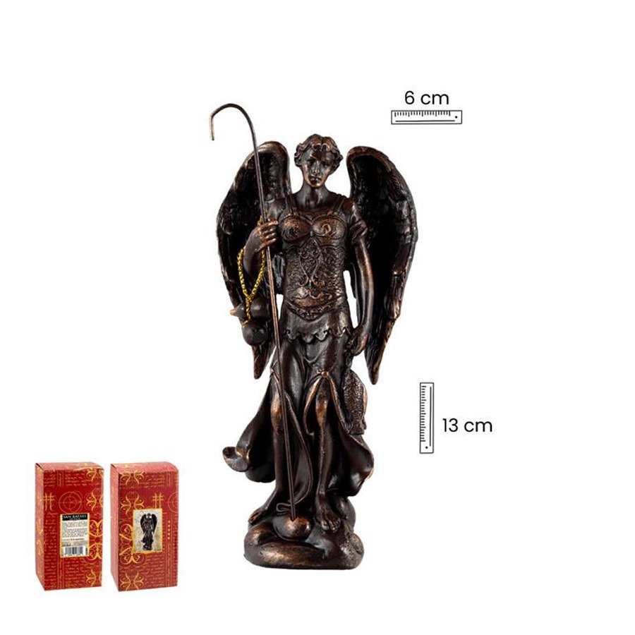 Saint Raphael the Archangel. Bronze finish