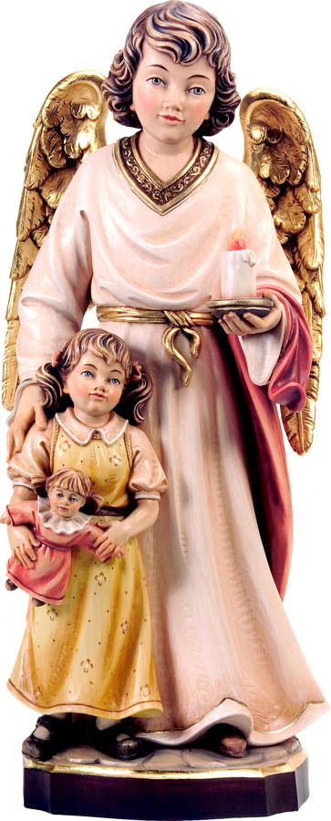 Angel de la guarda con niña