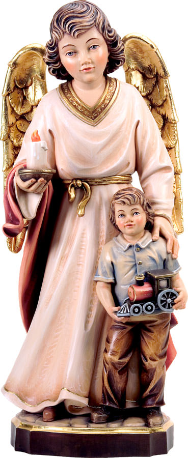 Angel de la guarda con niño