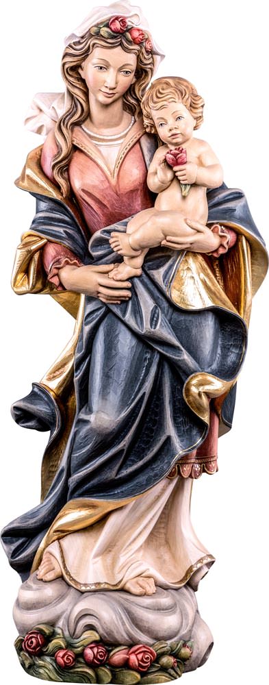 Virgen Maternidad con rosas