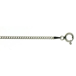 Cadena de plata de Ley modelo 'Bisel'. Grosor 1,75 mm