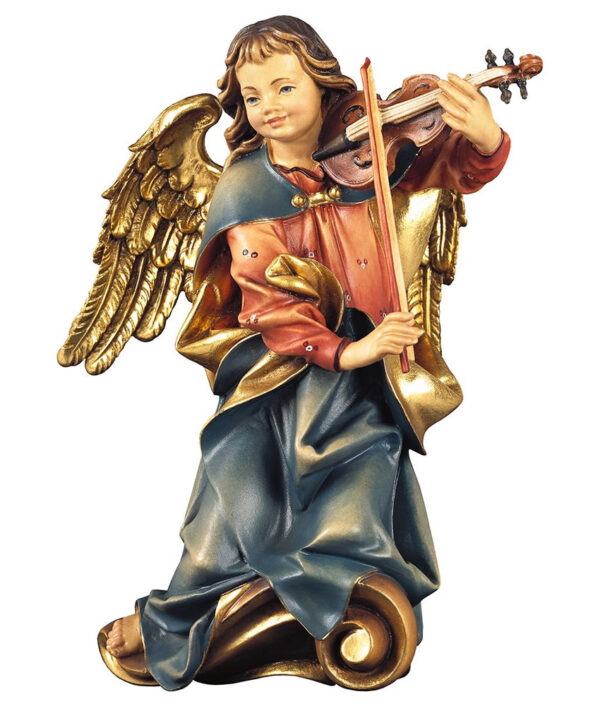 Worshiping angel with violin