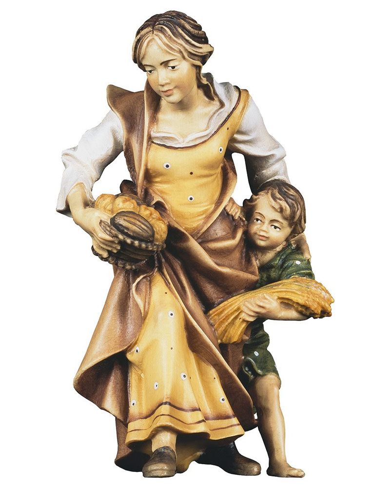 Shepherdess with child (Casales Nativity)