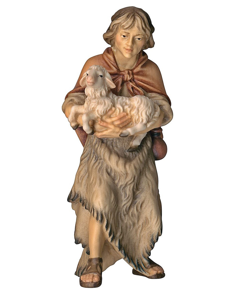 Shepherd with lamb (Casales Nativity)