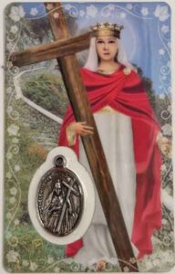 Estampa de Santa Elena con medalla