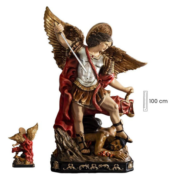 Saint Michael with weighing scales