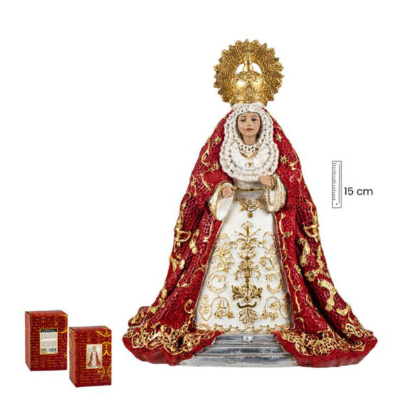 Virgen de la Macarena, manto rojo-0