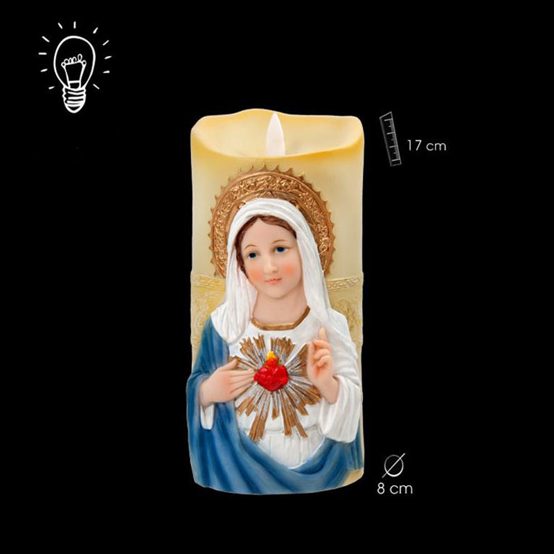 Sacred Heart of Mary candle