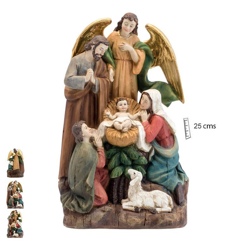 Nativity with Annunciation Angel