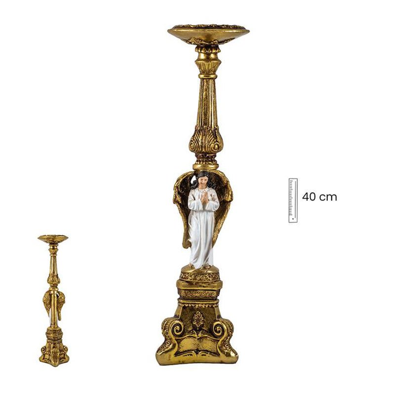 Candlestick holder with angel . Various sizes.