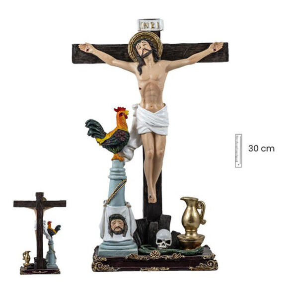 Cristo Justo Juez de sobremesa. 30 cm-0