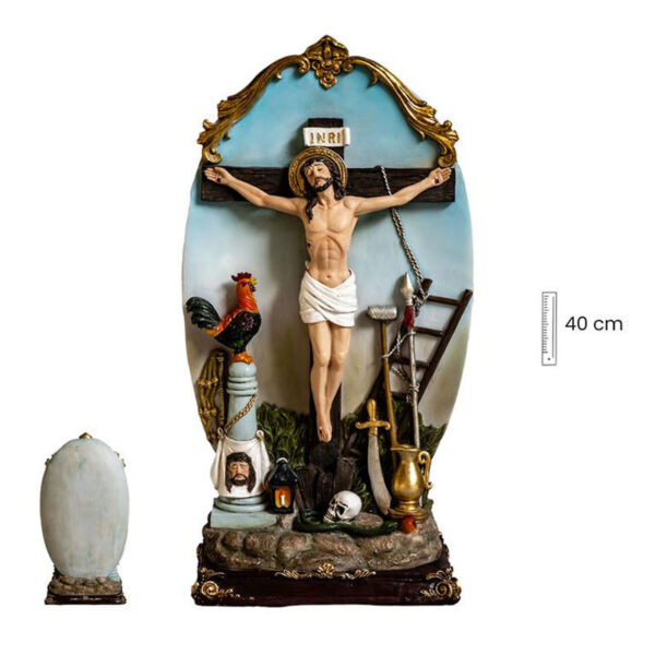 Cristo Justo Juez de sobremesa. 40 cm-0