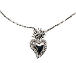 Detente con cadena. Plata 925.