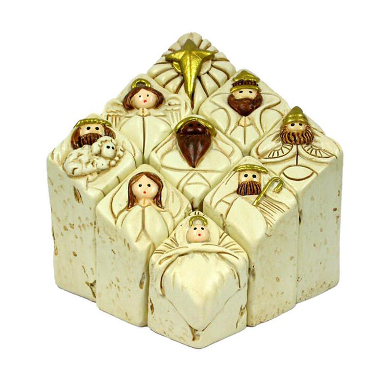 Nativity cubes, to fit. 9 pieces