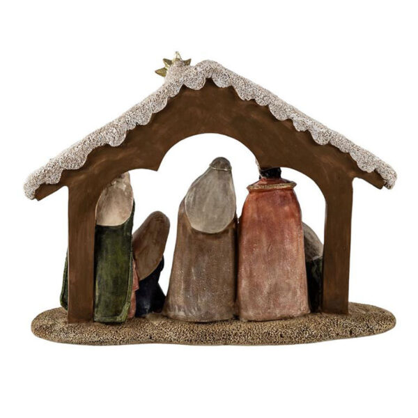 Nativity with three wise men and Nativity scene