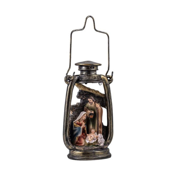 Nativity in lamp