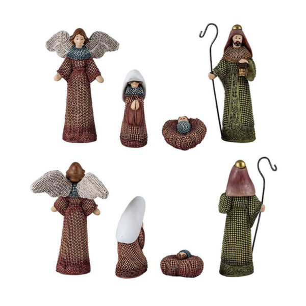 Nativity 10 pieces. 12 cm