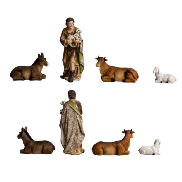 Nativity 11 pieces. 26 cm